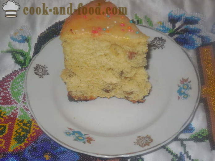 Lat kake fra væsken uten elting av gjærdeig - å bake en kake med røre, en trinnvis oppskrift bilder