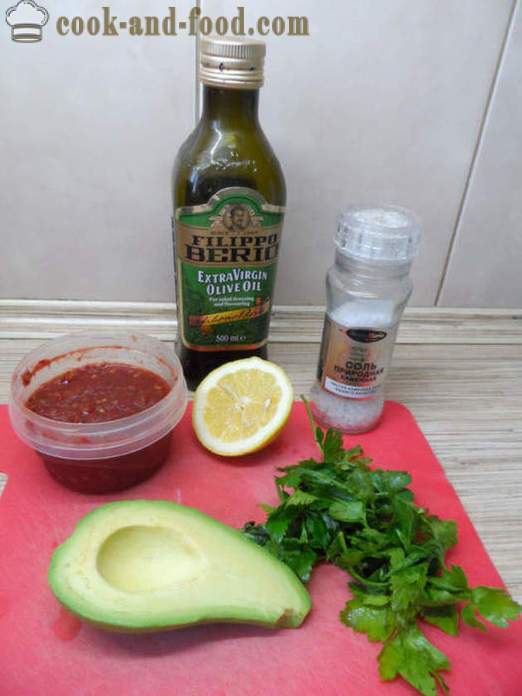 Grønn guacamole saus classic - hvordan å lage guacamole avokado hjemme, steg for steg oppskrift bilder