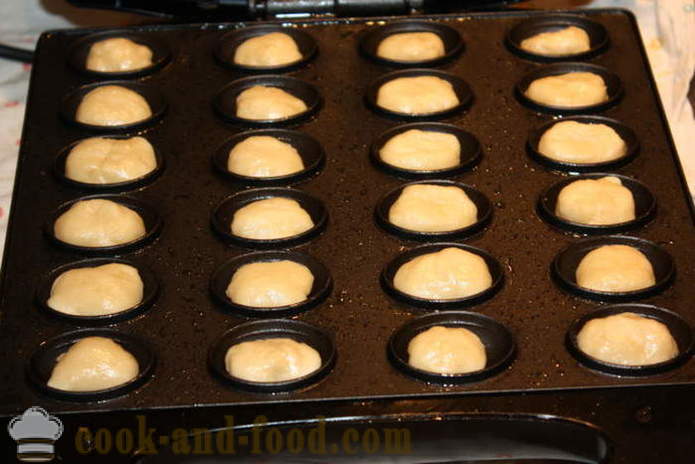 Cookies Nøtter som et barn - hvordan å lage cookies med kondensert melk nøtter, gamle trinnvis oppskrift bilder