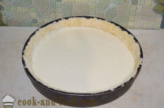 Tsar ostekake med kremost i ovnen - hvordan å lage en pai deig med ost, en trinnvis oppskrift bilder