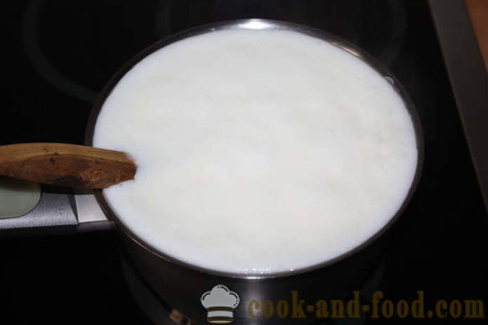 Melk grøt fra sago - hvordan du koker grøt fra sago velsmakende, med en trinnvis oppskrift bilder