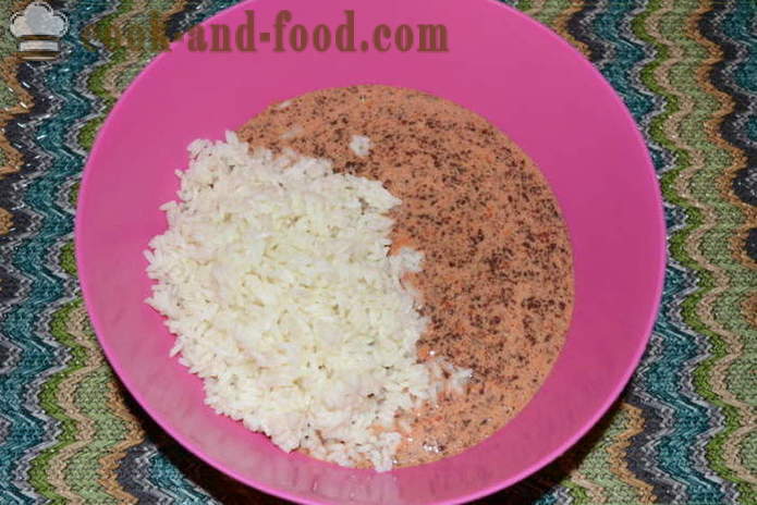 Deilig gryte av leveren med ris - hvordan du koker leveren gryte i ovnen, med en trinnvis oppskrift bilder