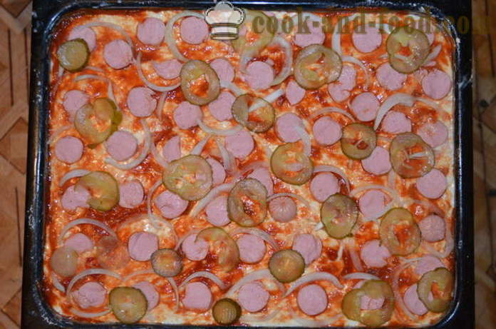 Utendørs pizza pie - hvordan å lage en pizza-pai, en trinnvis oppskrift bilder