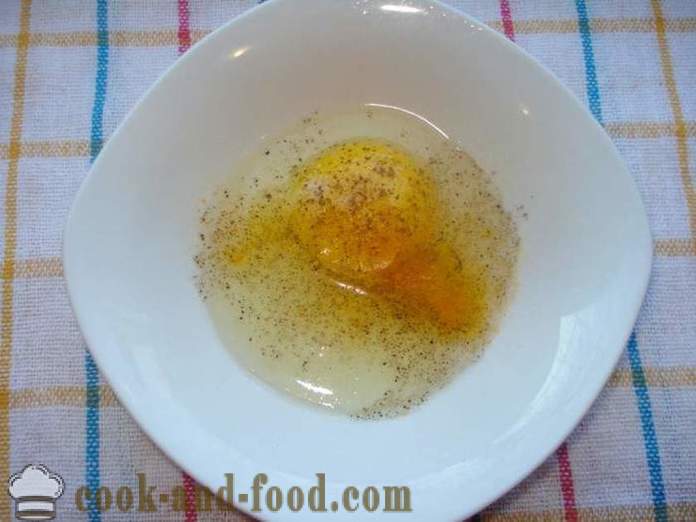 Classic egg batter til steking biffer eller fisk - hvordan å lage røren hjemme, trinnvis oppskrift bilder