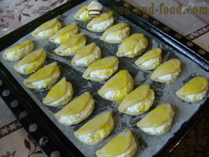 Sochniki med ost fra mørdeig - hvordan å lage mat sochniki med ost hjemme, trinnvis oppskrift bilder