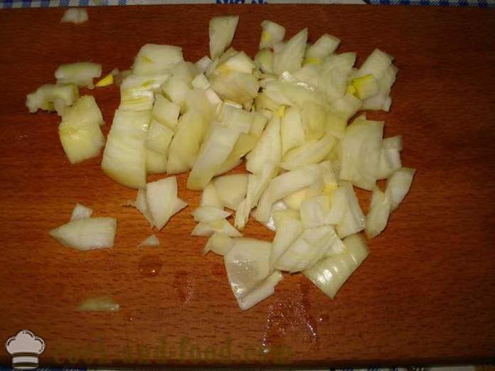 Stekte poteter med løk - hvordan å lage mat stekte poteter med løk i en stekepanne, en trinnvis oppskrift bilder