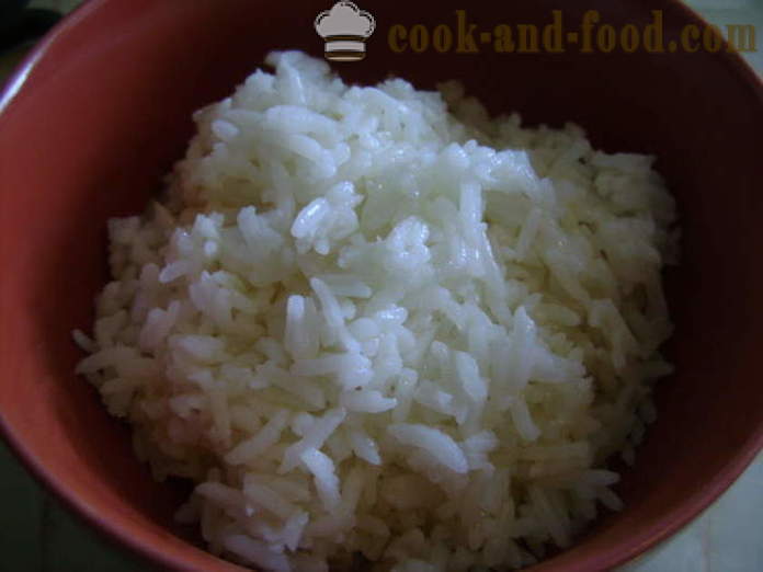 Deilig smuldrete ris garnityr - hvordan å lage skarpe ris garnityr i kinesisk, en trinnvis oppskrift bilder
