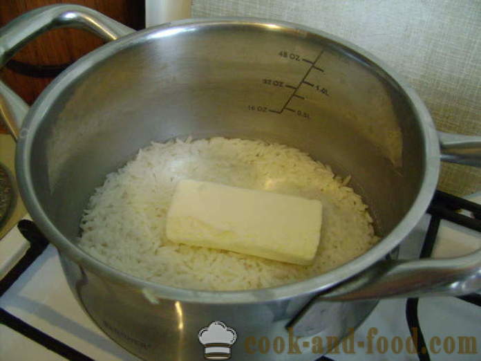 Deilig smuldrete ris garnityr - hvordan å lage skarpe ris garnityr i kinesisk, en trinnvis oppskrift bilder
