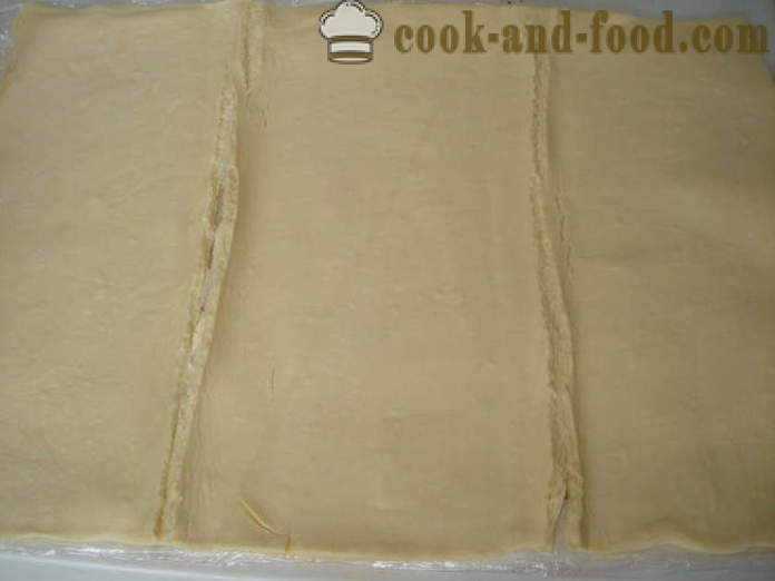 Pølser i butterdeig i ovnen - hvordan å lage pølser i butterdeig, med en trinnvis oppskrift bilder