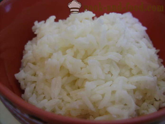 Ris med kjøtt i kinesisk - hvordan å koke ris med kjøtt i en stekepanne, en trinnvis oppskrift bilder