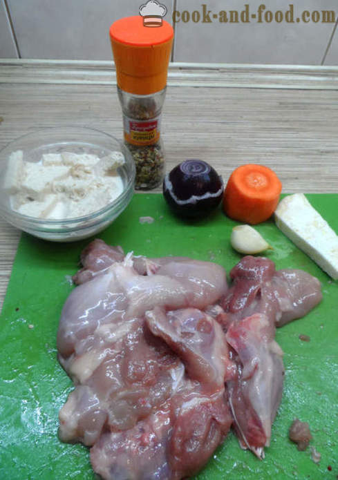 Fylte kyllinglår - hvordan å lage utstoppede kylling ben, steg for steg oppskrift bilder