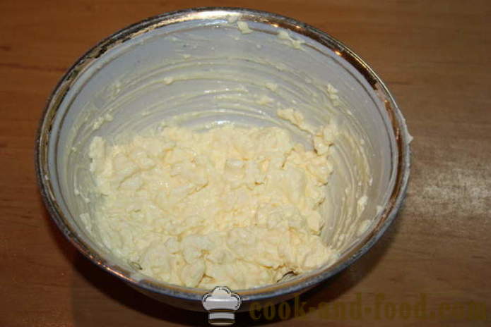 Jødiske forrett av smeltet ost med hvitløk - hvordan å gjøre jødisk forrett med hvitløk, en trinnvis oppskrift bilder