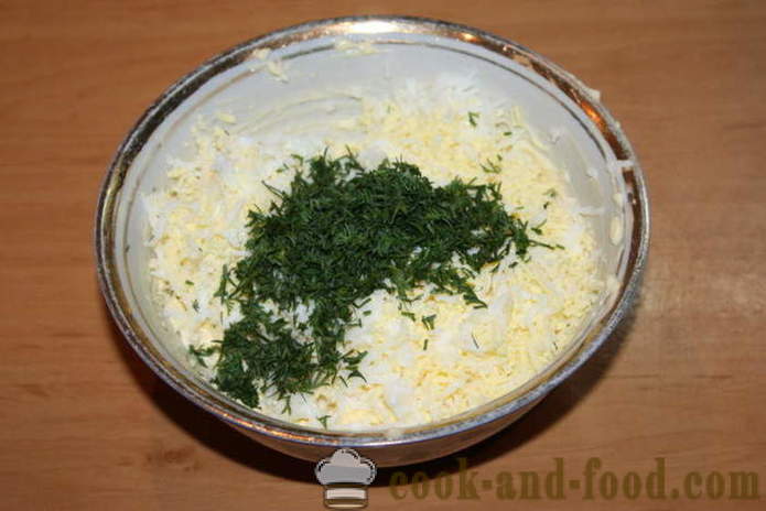 Jødiske forrett av smeltet ost med hvitløk - hvordan å gjøre jødisk forrett med hvitløk, en trinnvis oppskrift bilder