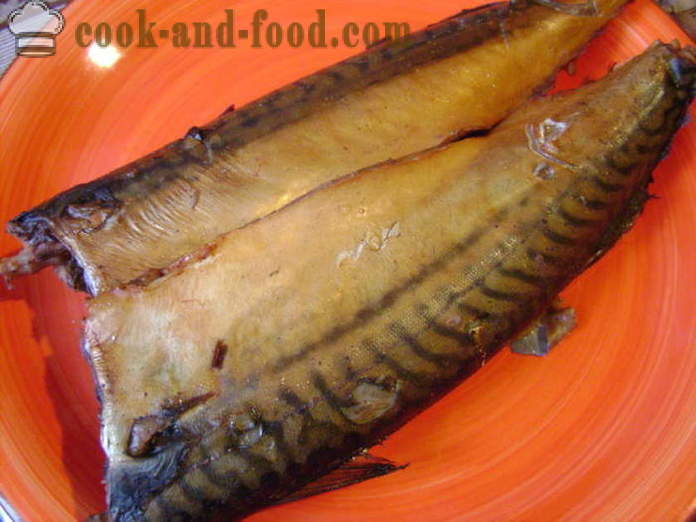 Saltet makrell raskt i løk skinn - hvordan å pickle makrell i løk skins hjemme, trinnvis oppskrift bilder