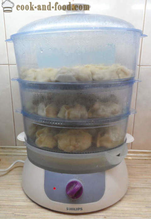 Deilige dumplings med kjøtt - hvordan å lage dumplings hjemme, steg for steg oppskrift bilder