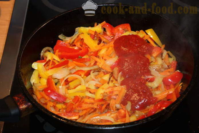 OST gnocchi med vegetabilsk saus - hvordan å koke gnocchi, en trinnvis oppskrift bilder
