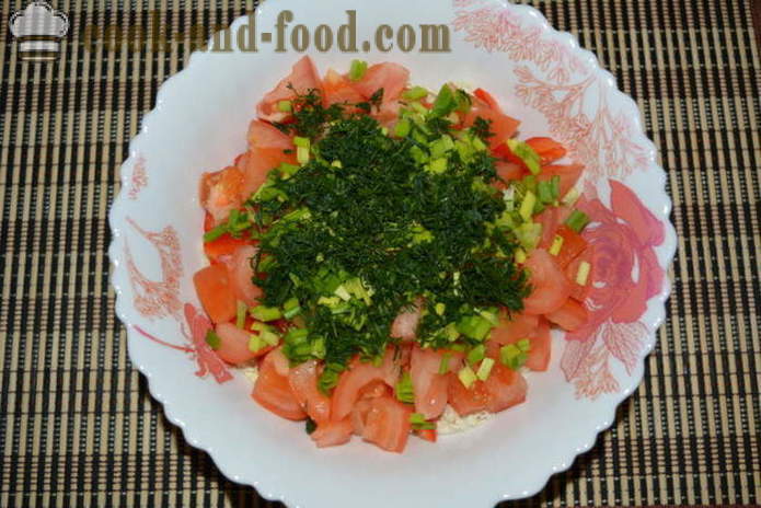 Salat med kinakål, tomater og paprika - Hvordan forberede en salat av kinakål, en trinnvis oppskrift med bilder
