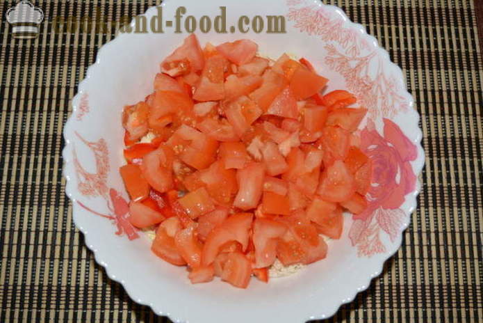 Salat med kinakål, tomater og paprika - Hvordan forberede en salat av kinakål, en trinnvis oppskrift med bilder
