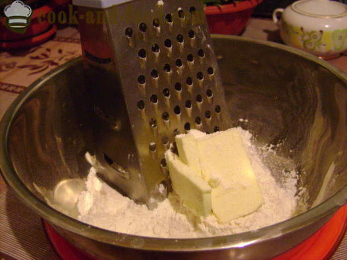 Universal Butter gjærdeig for paier - hvordan å forberede gjærdeig kake, en trinnvis oppskrift bilder