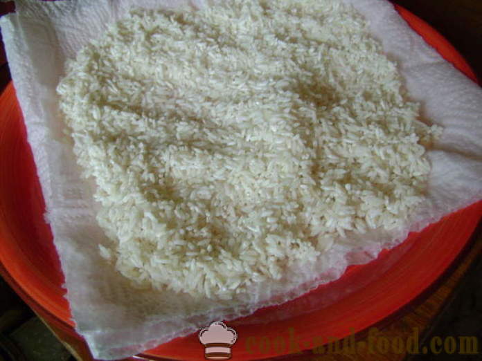Kokt ris med gurkemeie - hvordan å koke ris med gurkemeie, en trinnvis oppskrift bilder