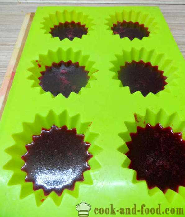 Deilig tranebær gelé - hvordan å lage tranebær gelé med gelatin, en trinnvis oppskrift bilder