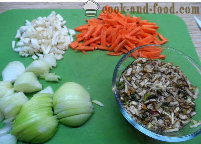 Risotto med grønnsaker i multivarka frossen og tørket - Hvordan koke risotto i multivarka hjemme, steg for steg oppskrift bilder