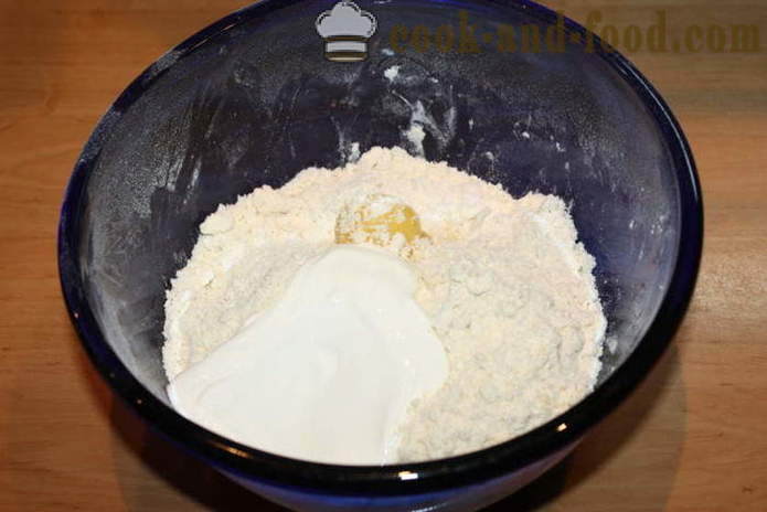 Puff butterdeig i en hast - hvordan å lage butterdeig uten gjær raskt, steg for steg oppskrift med phot