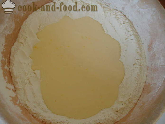Kosete deigen for dumplings på kefir - hvordan å forberede deigen for dumplings dampet, med en trinnvis oppskrift bilder