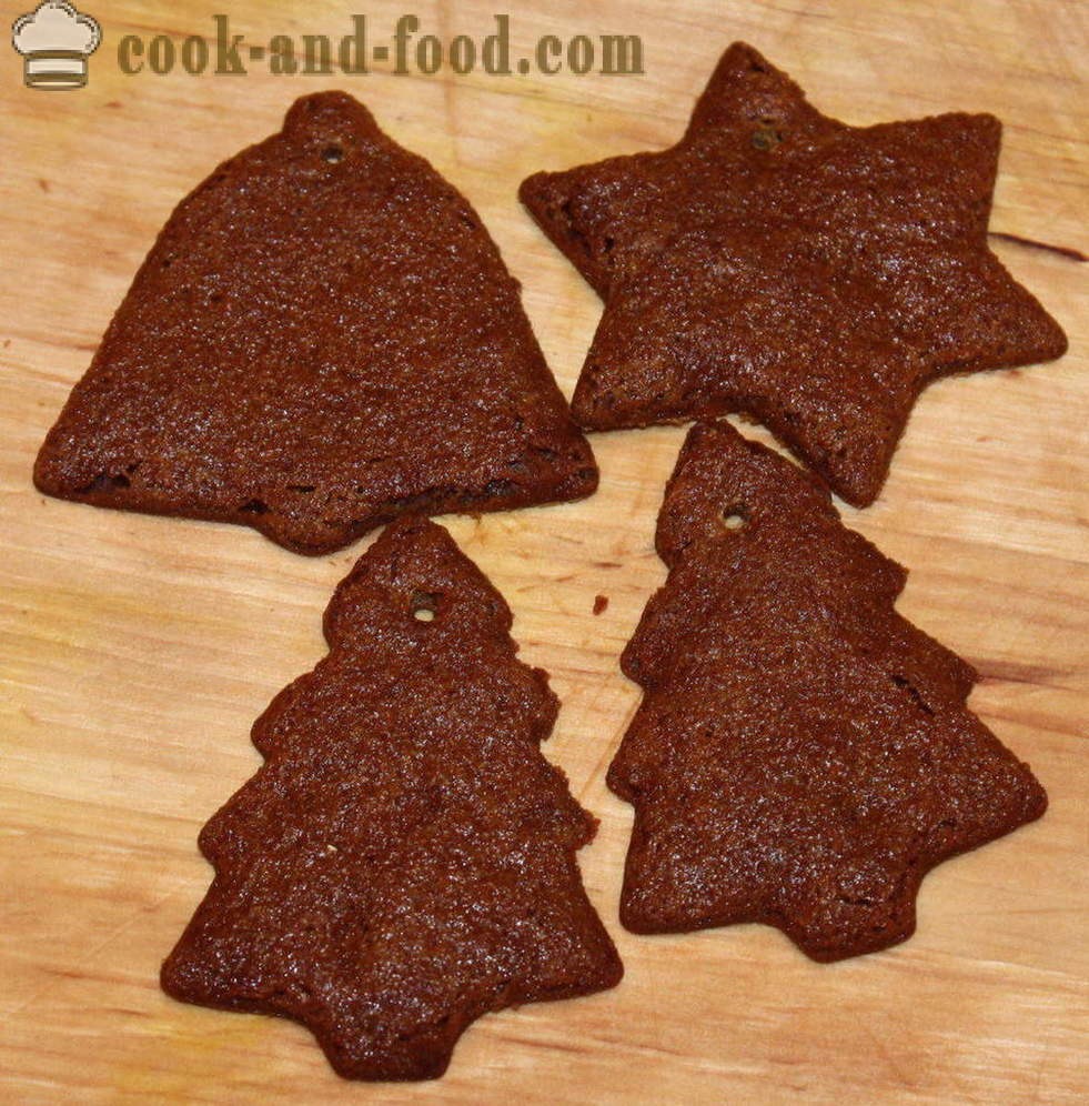 Jule pepperkakehus med dine egne hender - som hvordan å bake pepperkakehus hjemme på nyttårsaften, en trinnvis oppskrift bilder