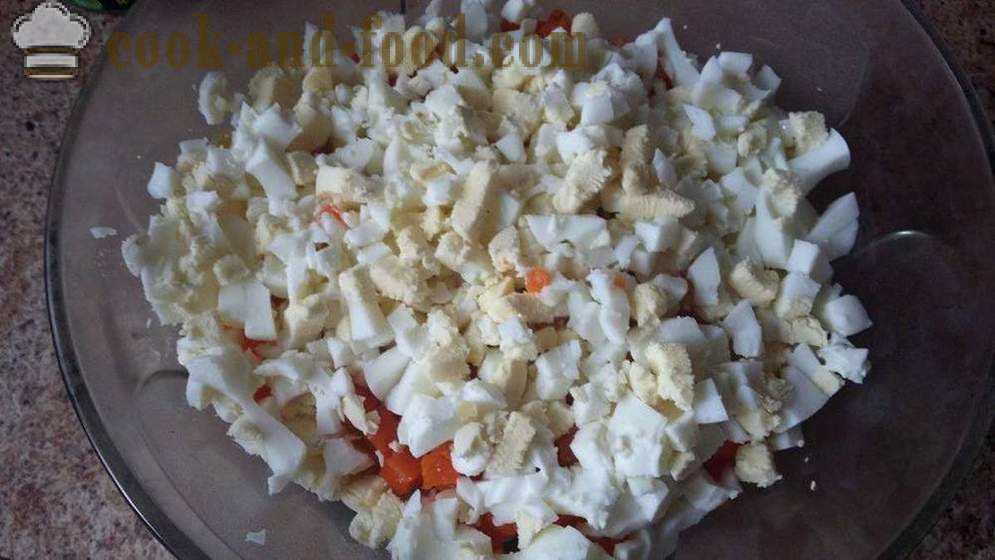 Salat av tunfisk med egg og poteter - hvordan man skal fremstille en salat av tunfisk hermetisk, trinnvis oppskrift bilder