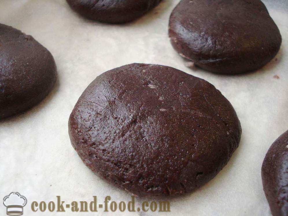 Hjemmelagde chocolate chip cookies med kakao raskt og enkelt - hvordan å lage chocolate chip cookies hjemme, steg for steg oppskrift bilder