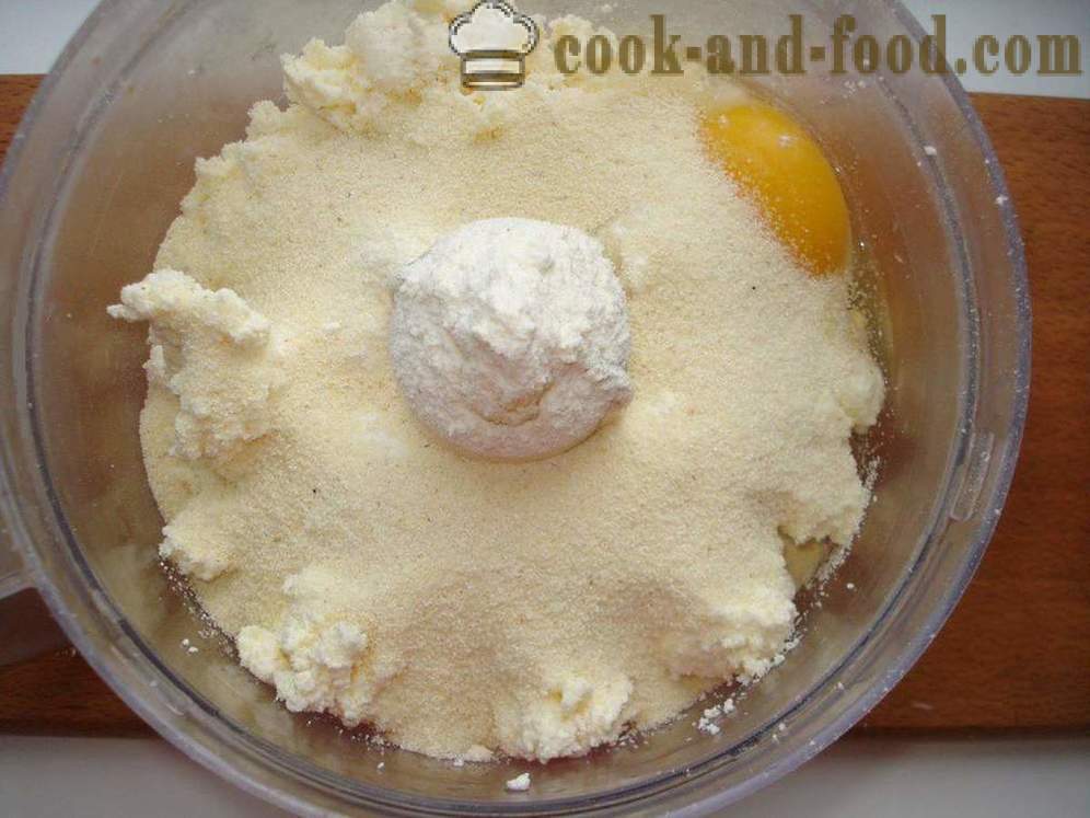 Cheesecakes, ostemasse i en panne - Hvordan lage ostemasse cottage cheese, en trinnvis oppskrift bilder