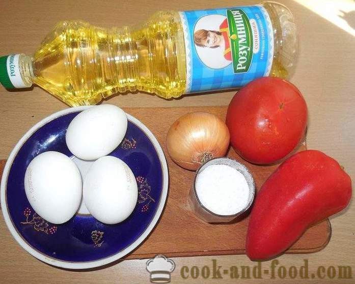 Omelett med tomater i multivarka - hvordan å lage en omelett i multivarka, trinnvis oppskrift bilder