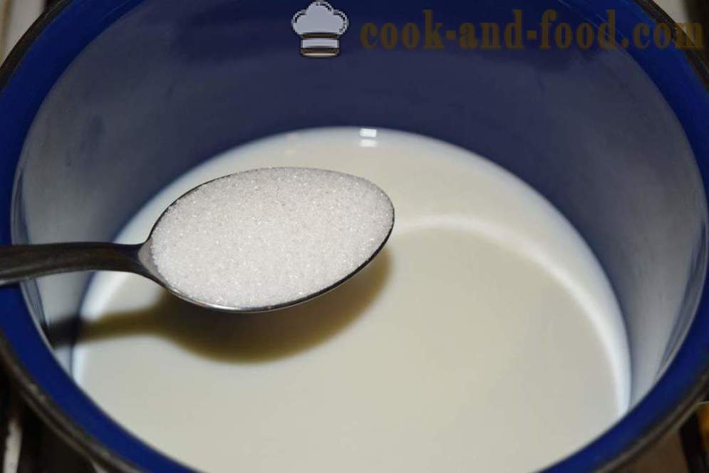 Semule i melk uten klumper i pannen - hvordan å koke grøt med melk uten klumper, trinnvis oppskrift bilder