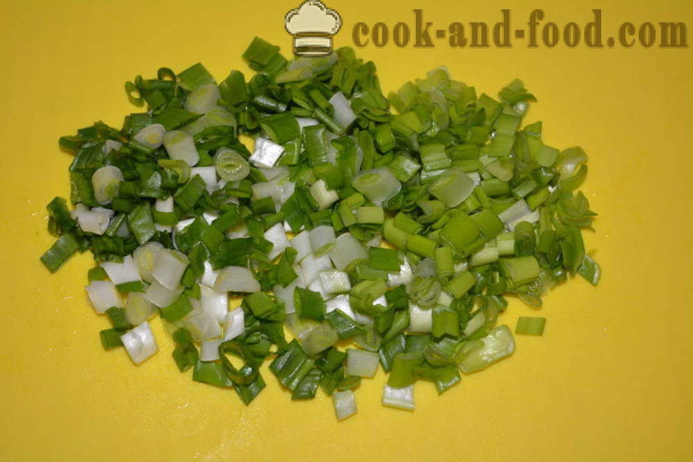 Salat fra biff hjerte med agurk og egg - hvordan å forberede en salat av hjerter, en trinnvis oppskrift bilder