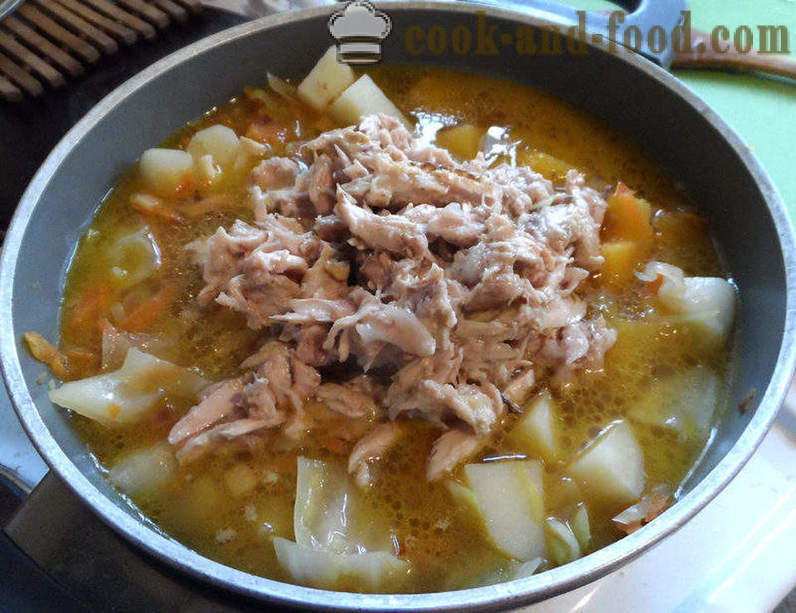 Gresskar suppe med fløte og kjøtt - hvordan å lage en deilig gresskar suppe med krem, med en trinnvis oppskrift bilder