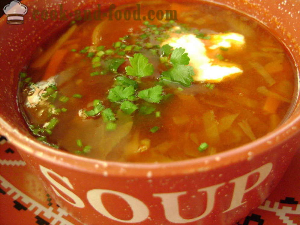 Grønnsakssuppe med sopp og bønner - hvordan å lage mat suppe med sopp, en trinnvis oppskrift bilder