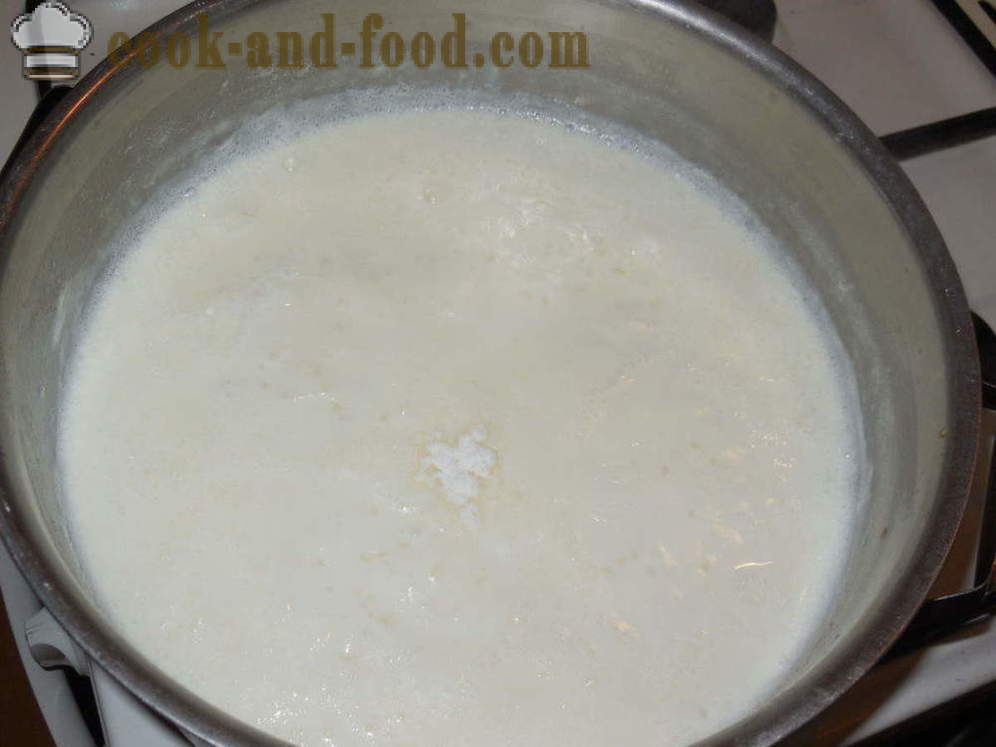 Sago melk grøt - hvordan du koker grøt fra sago melk, en trinnvis oppskrift bilder