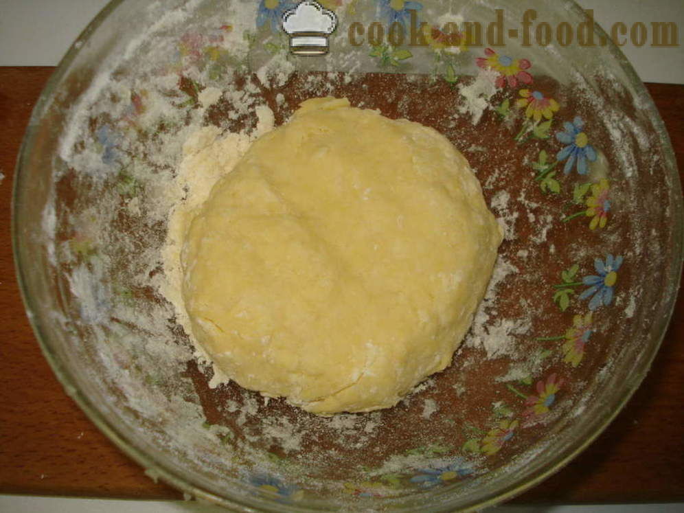 Åpne gresskar pai med nøtter og honning - Hvordan koke gresskar pai i ovnen, med en trinnvis oppskrift bilder
