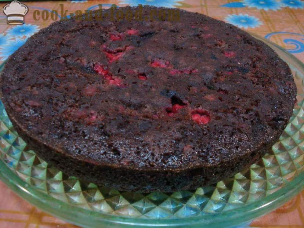 Lean sjokoladekake uten egg - hvordan å lage en sjokoladekake i multivarka, trinnvis oppskrift bilder
