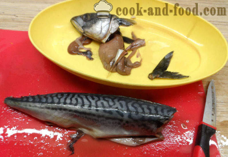 Fishcakes makrell - hvordan å lage fiskekaker fra makrell, steg for steg oppskrift bilder