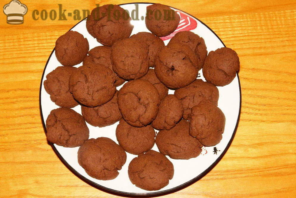 Rask og enkel chocolate chip cookies - hvordan å lage chocolate chip cookies hjemme, steg for steg oppskrift bilder