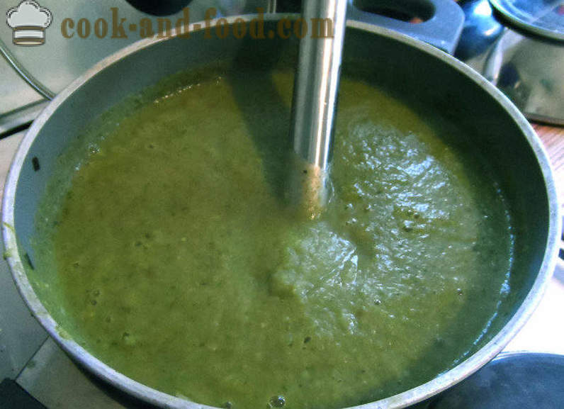 Grønnsakssuppe - hvordan du koker suppe av grønne grønnsaker, en trinnvis oppskrift bilder