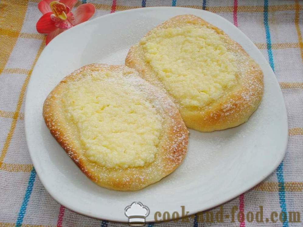 Ostekake med deigen i ovnen - hvordan å lage ostekake med cottage cheese, en trinnvis oppskrift bilder