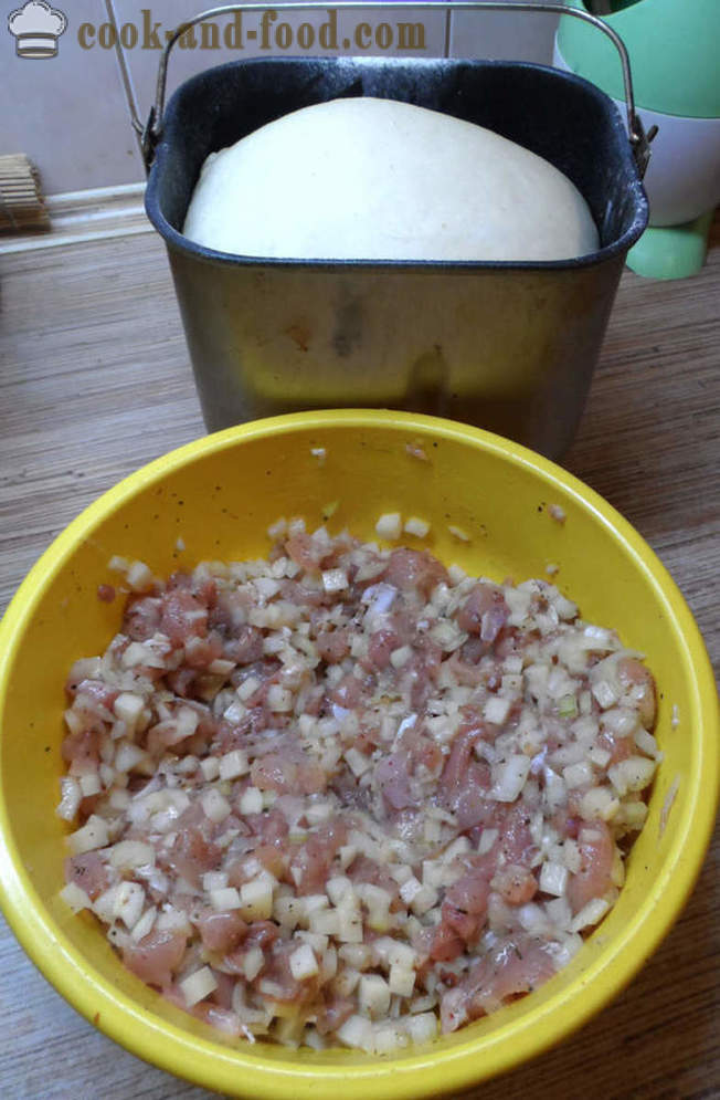 Echpochmak tartare, med kjøtt og poteter - hvordan du koker echpochmak, trinnvis oppskrift bilder