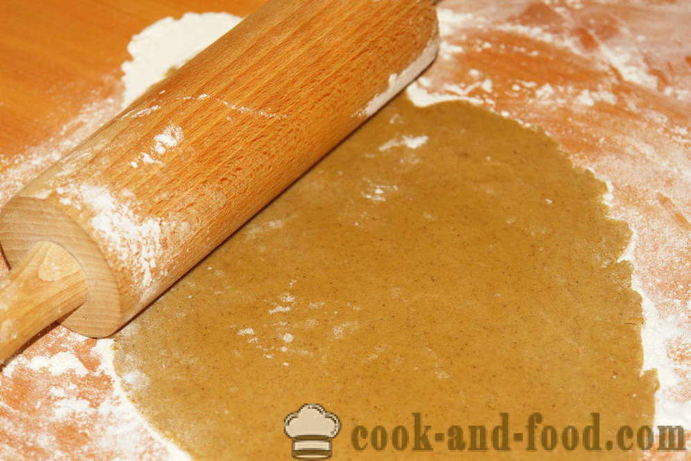 Pepperkaker med kanel og honning - hvordan å lage et pepperkakehus hjem, trinnvis oppskrift bilder