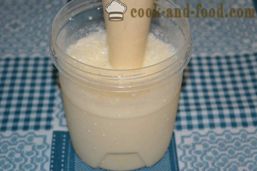 Melk cocktail med iskrem og banan i en blender - hvordan å lage en milkshake hjemme, trinnvis oppskrift bilder