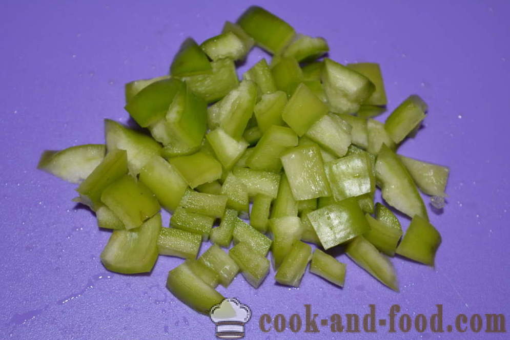 Deilig smuldrete bokhvete med grønnsaker i en panne - hvordan å lage mat bokhvete med grønnsaker, en trinnvis oppskrift bilder