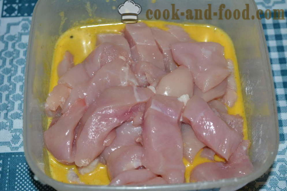 Deilig kyllingbryst stekt i en panne - hvordan å lage en saftig kyllingbryst i en stekepanne, en trinnvis oppskrift bilder