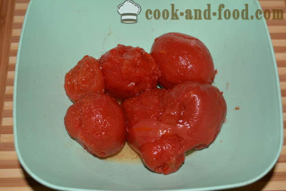 Tomatsuppe med kjøttboller - Hvordan koke tomatsuppe med kjøttboller, med en trinnvis oppskrift bilder